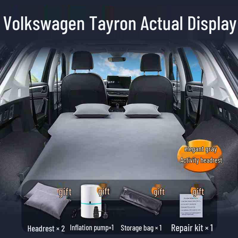 Матрас-кровать для автомобиля Volkswagen Tayron: Надувной матрас для заднего сиденья SUV, надувная кровать в багажник для использования на открытом воздухе