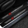 4Pcs Car Threshold Strip Door Plate Sill Scuff Cover Sticker For Hyundai