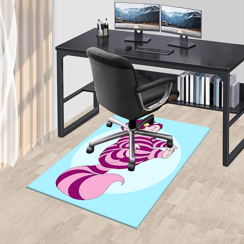 1pc Alice Rabbit Carpet for Playroom Bedroom Living Room Sofa Home Decor,kids Game Area Rug Non-slip Floor Mat Y728104