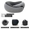 1Pc Travel Neck Pillow Memory Foam U-shaped Pillow Snail Style Travel Neck Support Portable Adjustable Soft Break Sleep Pillows