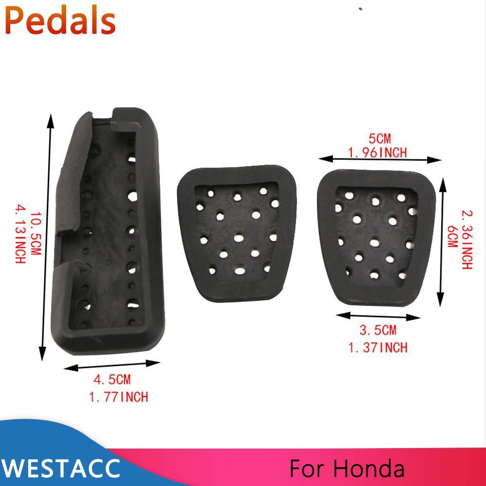 Автомобильные педали, чехол для педали тормоза-акселератора для Honda Fit Jazz 2011-City 2013- Vezel HRV 2015-