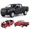 1/32 F150 Alloy Car Model Simulation Raptor Pickup Car Sound and Light Door