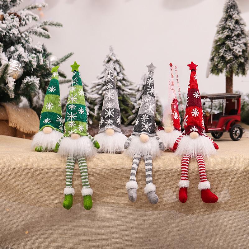 Вязаная кукла Лесной человек с огнями - реквизит для рождественского костюма и светящееся украшение