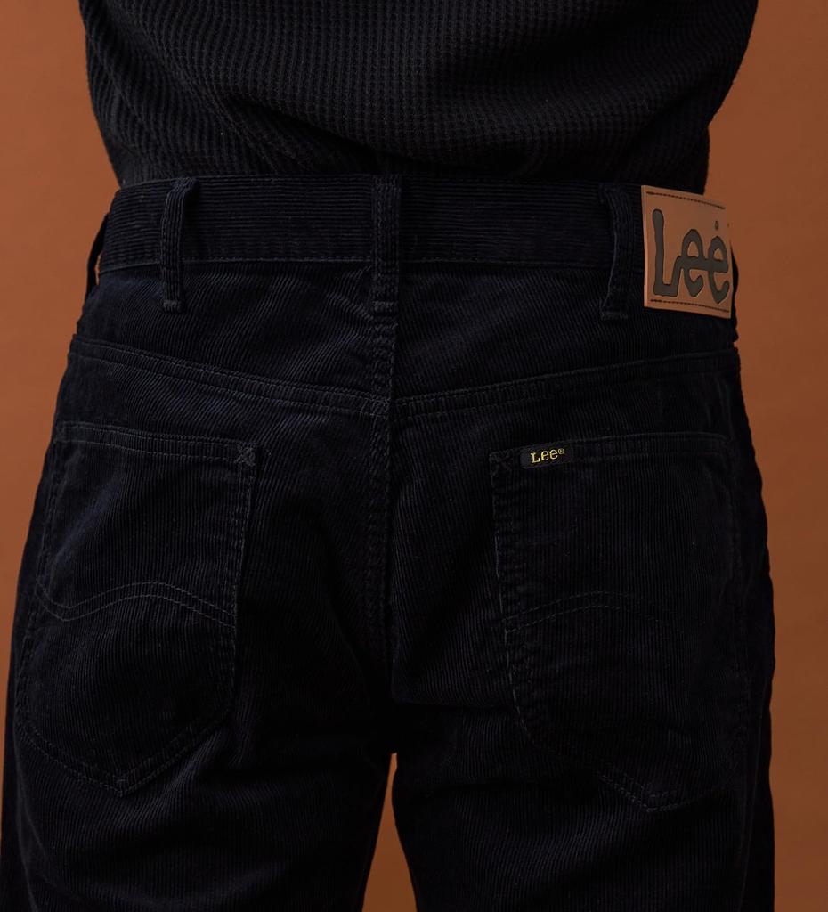 Lee American Standard 201 Straight Corduroy Black Men's Jeans,