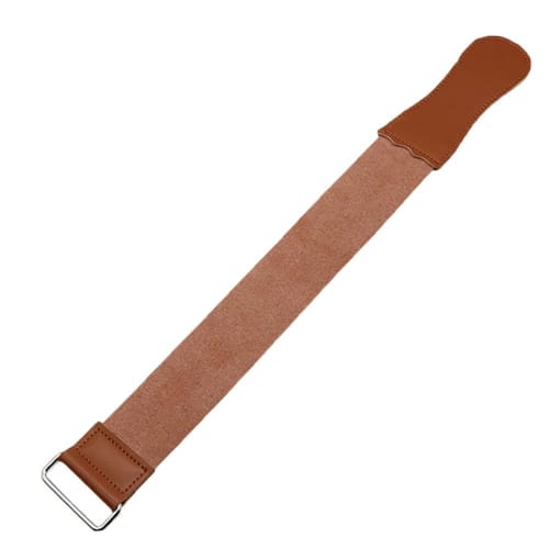 This Durable, Multi-functional Leather Strop, Leather Strop, Leather Belt, Knife Sharpening Stone, and Razor Sharpener Is Perfect for Sharpening Strai