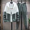 Men's Sportswear Suit Plus Size Plus Size Casual Jacket Two Piece Set