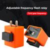 SEAMETAL Turn Indicator Light LED Flasher Adjustable Frequency Motorcycle Motorbike Direction Light 12V Flash Relay