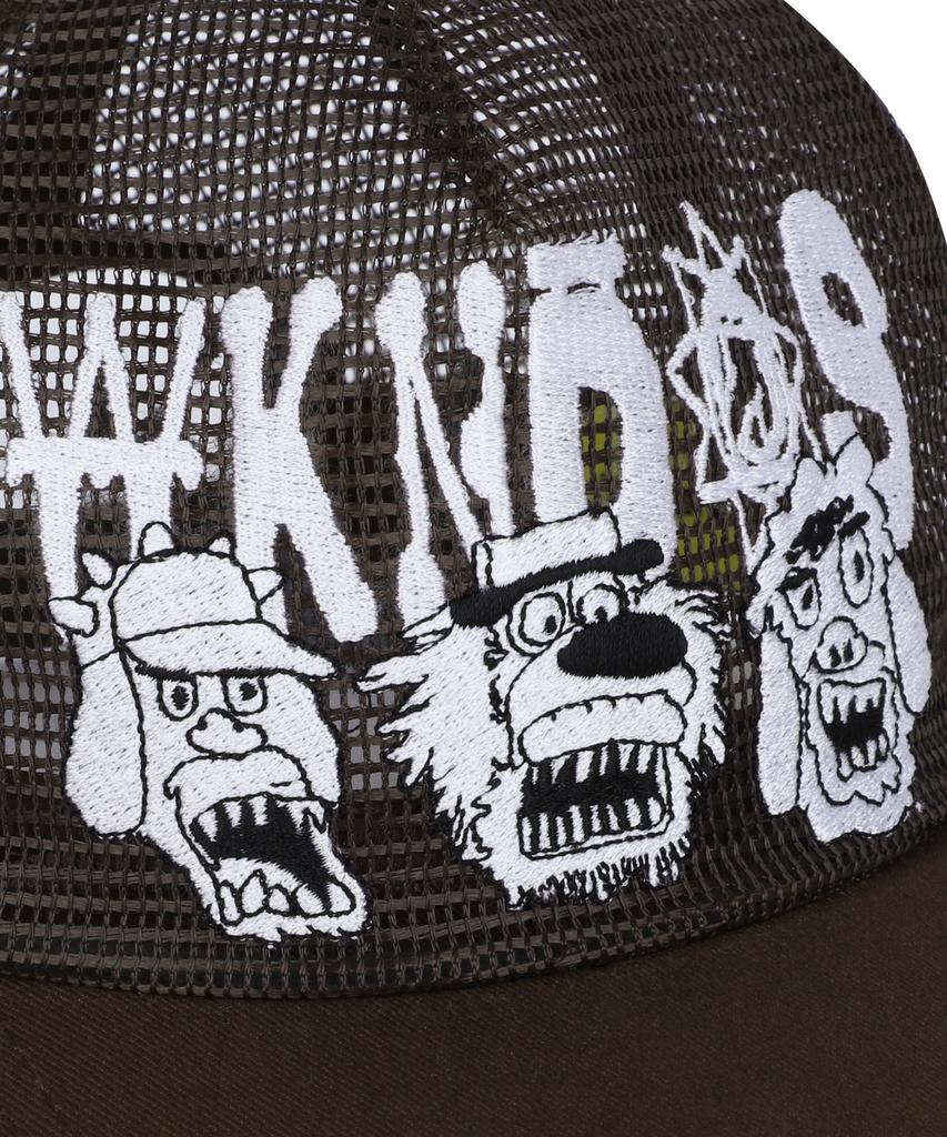 WKNDRS [Wkndrs X Gwaxng] Сетчатая кепка Gwaxng (коричневый)