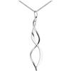 [Q4847] - Silver Necklace 'Choregraphie' Silver (rhodium Plated) - 45 Mm