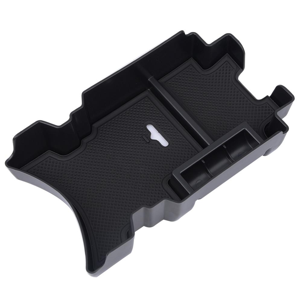 Black Car Armerest Center Console Storage Box Container Organizer for Honda Civic 10th