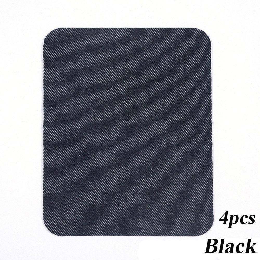 4/12PCS Apparel Pants Sewing Iron-on Knee Elbow Jeans DIY Fabric Patch