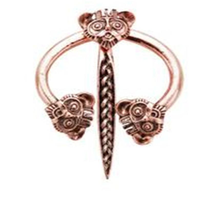 New Fashion Women Hand Forged Medieval Norse Runic Viking Jewelry Vintage Wulflund Belt Buckles Viking Cloak Brooch Cloak Pin