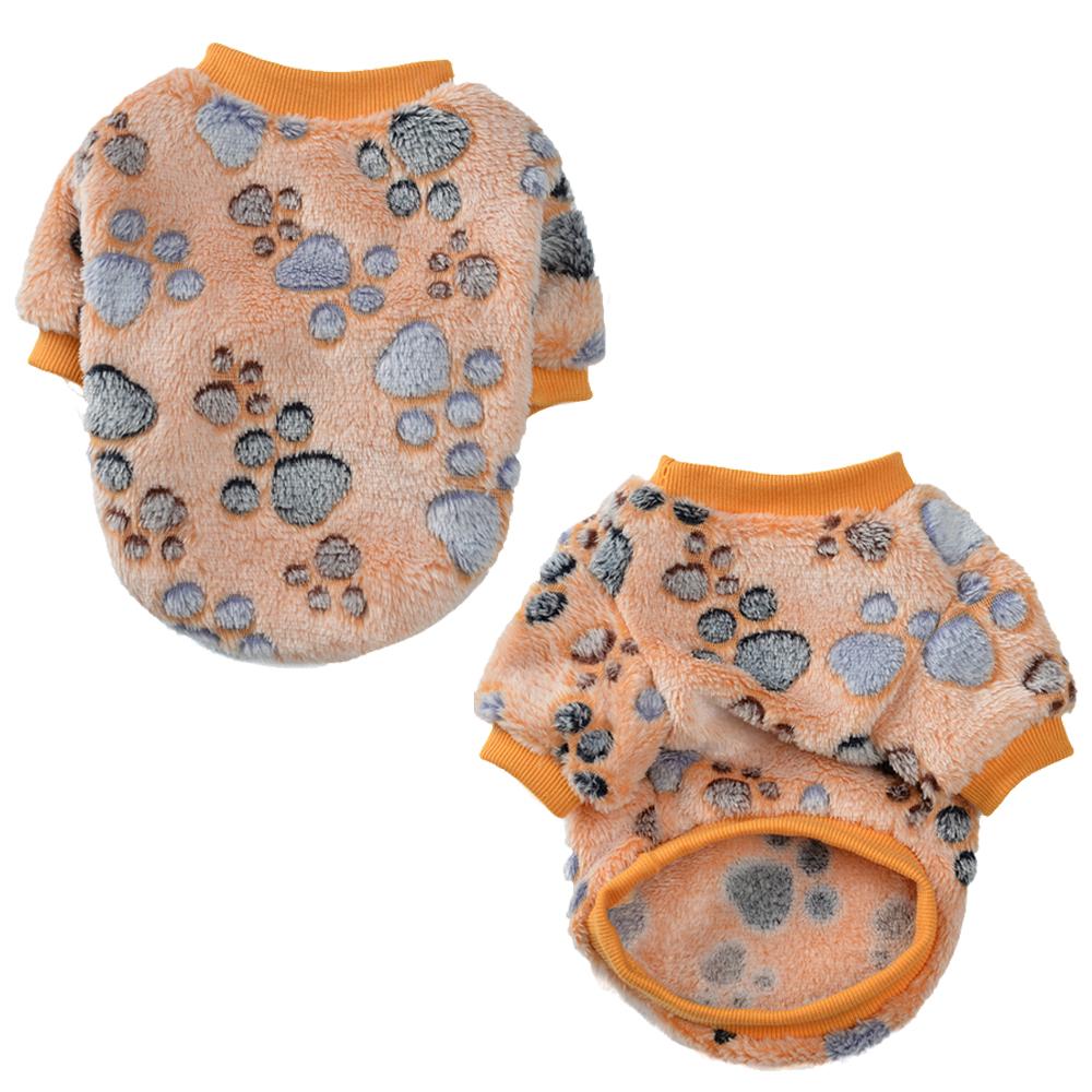 Толстовка с капюшоном для маленьких собак с милым принтом, жилет, зимняя теплая одежда для домашних животных, толстовка для французского бульдога, ши-тцу, куртка для щенков, собак, кошек, одежда для домашних животных