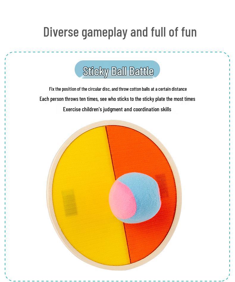 Детский мультяшный набор липких мишеней и мячей-дартс для игр в помещении и на открытом воздухе