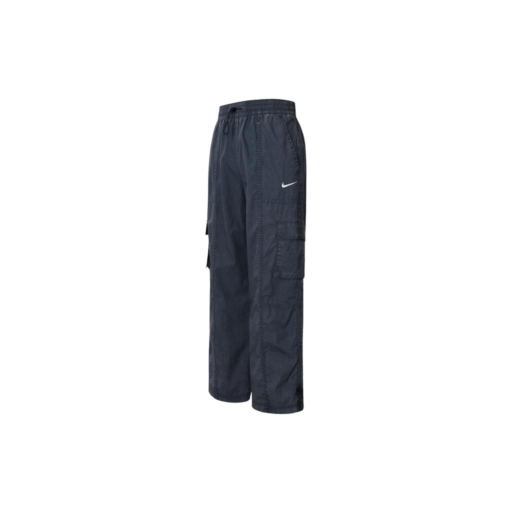 Nike Спортивные тканые повседневные брюки женские Молния Синий HF6290-449