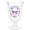 San Art Sanrio Kuromi Glass with Stems 190ml Miscellaneous Goods Sanrio Goods Gift Present Made In Japan (SANRIO) Approx. SAN4215-4