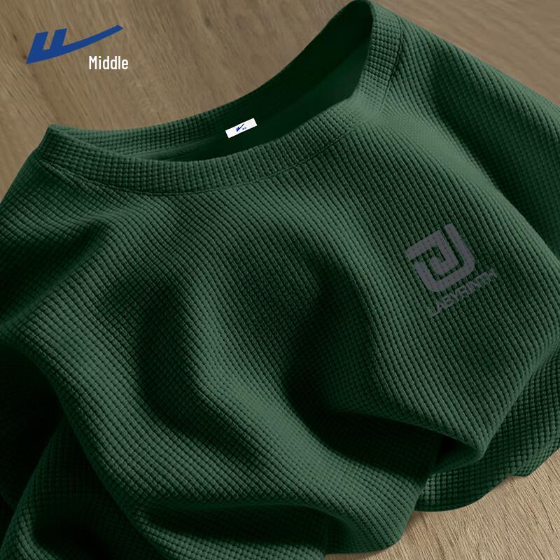 Warrior Men's Oversized Waffle Knit Short Sleeve T-Shirt