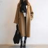 Double-sided Wool Coat Women's Medium and Long Loose Cocoon Fashion Wool Coat Women's Light