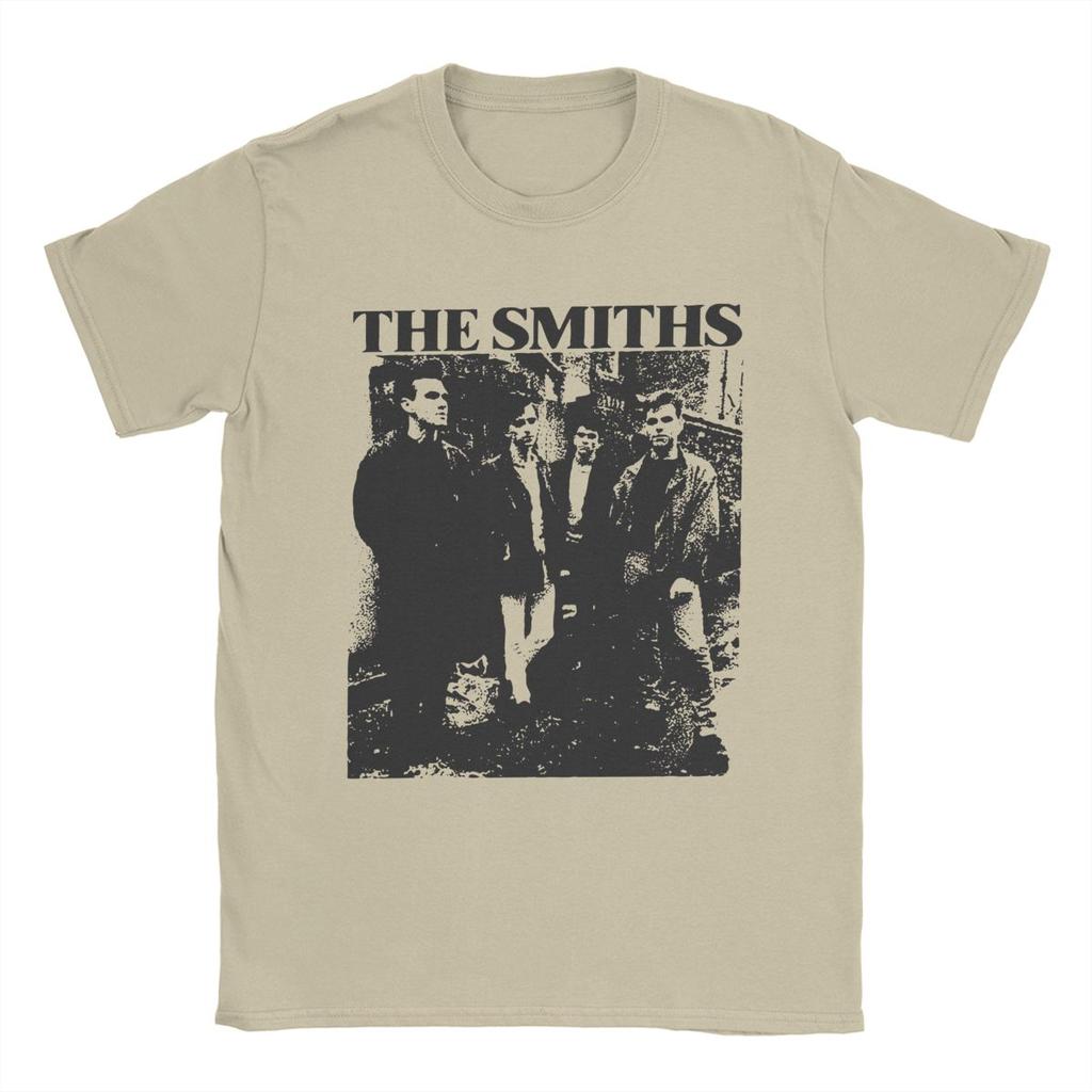 Футболка Smiths Vintage Pencil Drawing Style для мужчин, музыкальная повседневная футболка из чистого хлопка с круглым рукавом, футболка с принтом, одежда