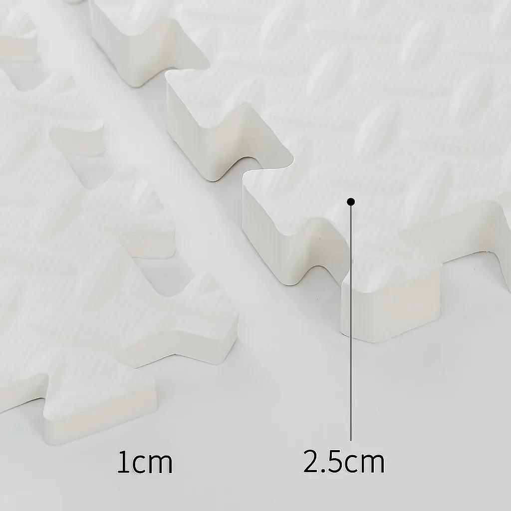 30X30cm 1/2.5cm Thick Interlock Puzzle Mat Children Activity Carpet Soft Non Slip Foam Floor Living Room Play Area 4/8 PCS
