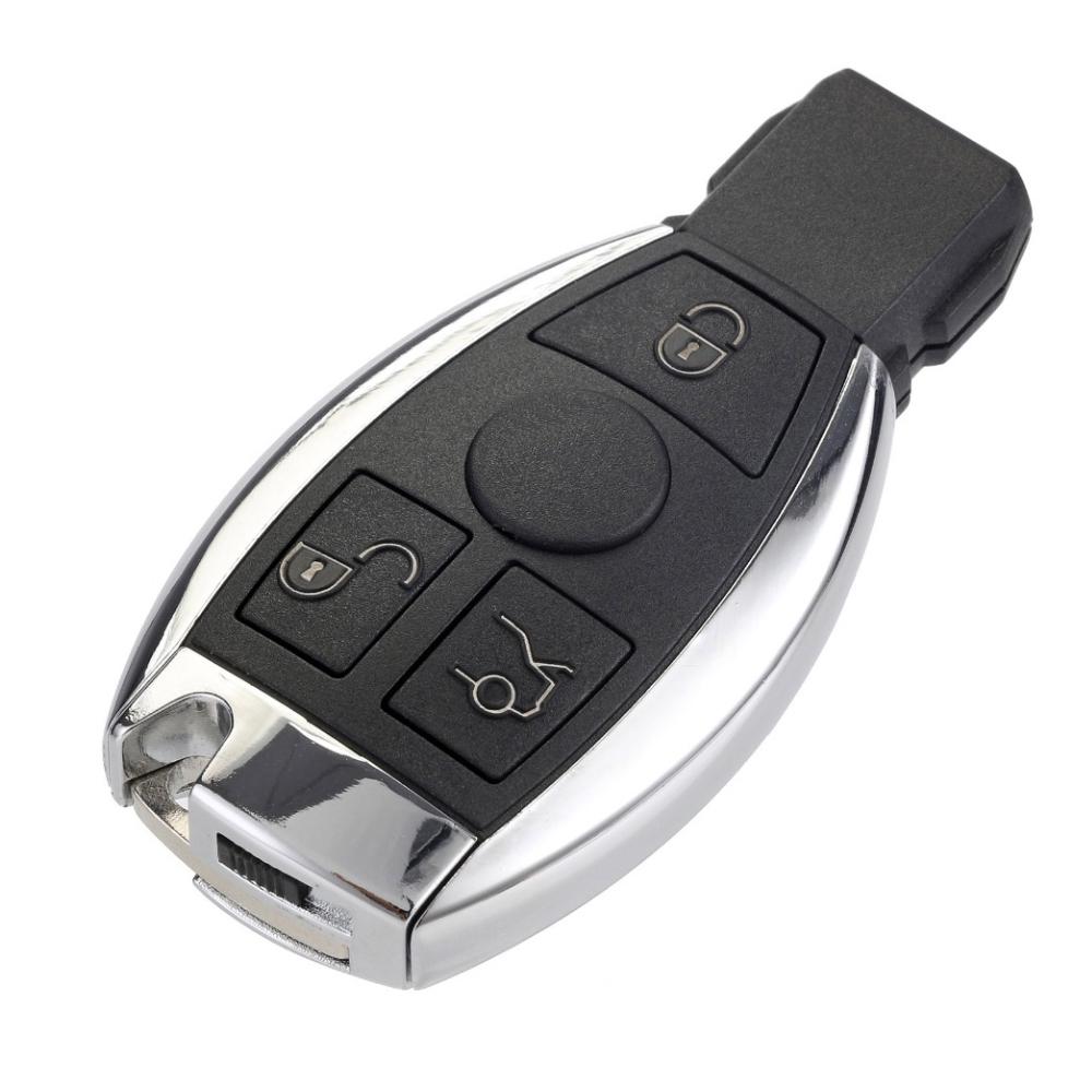 433MHz 3 Buttons Keyless Uncut Flip Remote Key Fob for Mercedes Benz Year 2000+ NEC&BGA Control