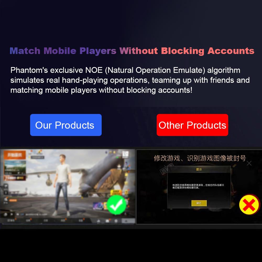 Конвертер для клавиатуры и мыши, портативная портативная игровая клавиатура и мышь с интеллектуальным распознаванием