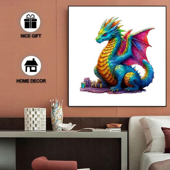 1 набор деревянных пазлов в форме животных, нестандартная головоломка, обучающая игра-головоломка «Лес»