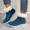 Newly Arrived Short-tube Elegant Solid Color Comfortable and Warm Snow Boots Winter Fashion Flat Anti-slip New Women's Shoes