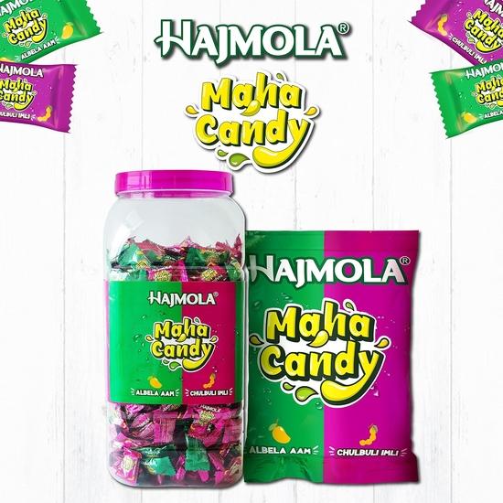 Dabur Hajmola Maha Candy Aam/Imli Jar - 500 конфет | Вкусно и чатпата, избавление от запоров и газов, с лучшими аюрведическими ингредиентами