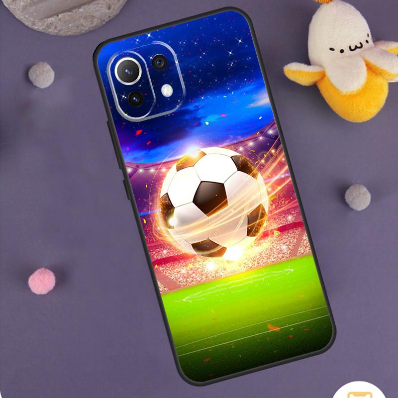 Чехол для телефона Xiaomi 15 14 Ultra 13T 14T 15T 17 Pro Max POCO F8 Ultra F5 F6 F7 X5 X6 X7 Pro с рисунком футбольного мяча