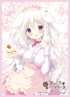 Коллекция протекторов для карт Chara Sleeve Collection Матовая серия Cabbage Soft Amaiiro Chocolat Misono Ichigohana (MT2172)