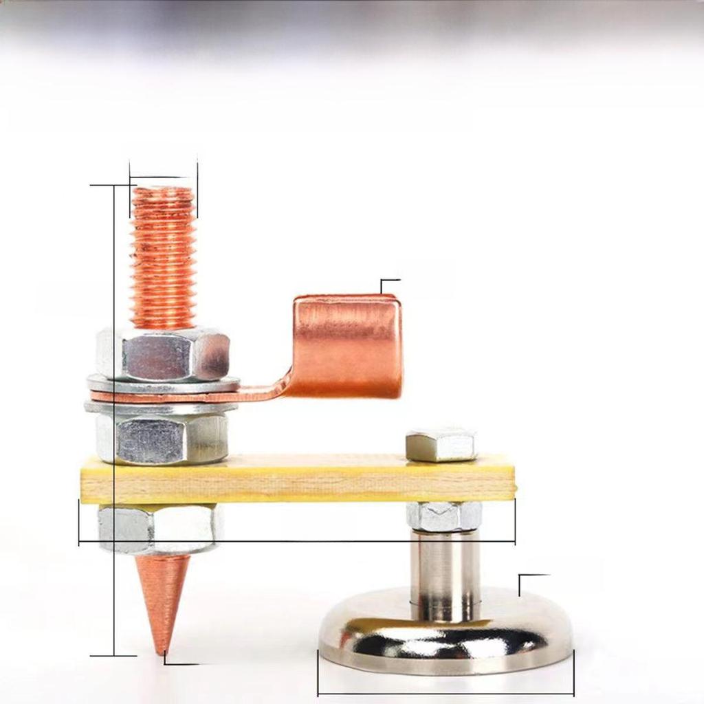 Electric Welding Grounding Tool with Strong Magnetic Copper Wire Clamp