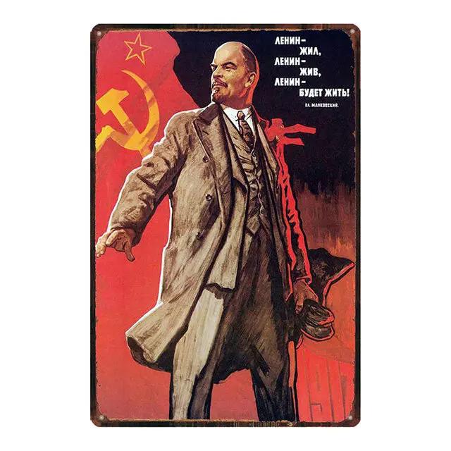 Винтажная русская мультяшная пин-ап девушка Металлическая жестяная вывеска Ретро Железная живописная табличка для паба Кафе Домашнего Настенного Декора Сексуальная Девушка Плакат