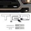Silver TRD Grille Badge Emblem for Tacoma Tundra 4Runner