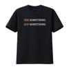 Мужская футболка See Something Say T Shirt Общественное осведомленность Черный винтажный стиранный homme Топ для повседневной носки модная дизайнерская одежда