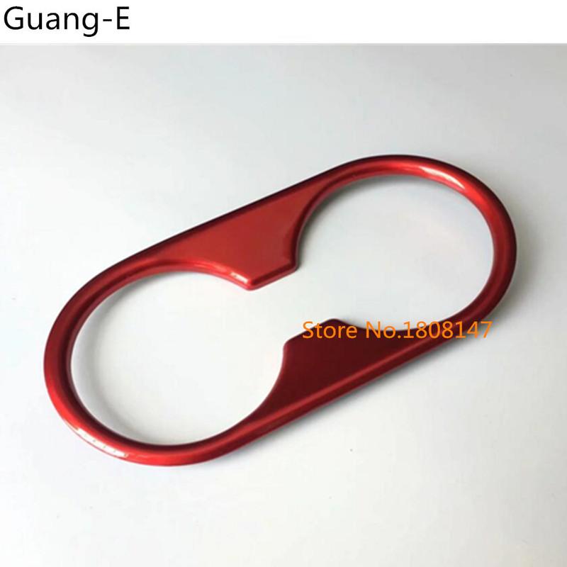 Car Styling Stick Inner Middle Shift Stall Paddles Cup Lamp Trim Frame Armrest For Mazda 2 Mazda2 Demio 2015 2016 2017 2018