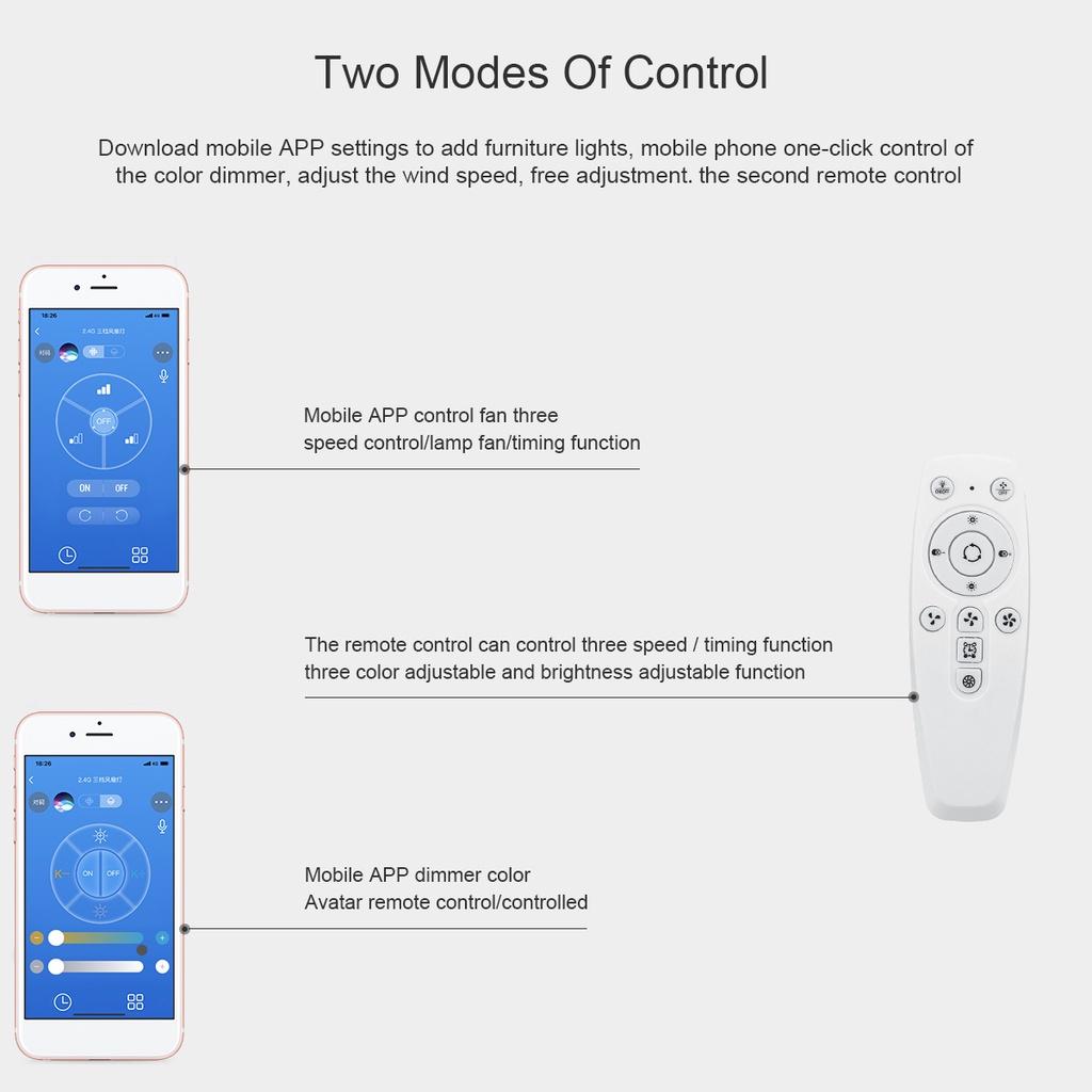 21 дюйм современный интеллектуальный потолочный вентилятор, лампа 80 Вт, декоративная лампа для спальни, бесшумный вентилятор, управление лампой по телефону с пультом дистанционного управления