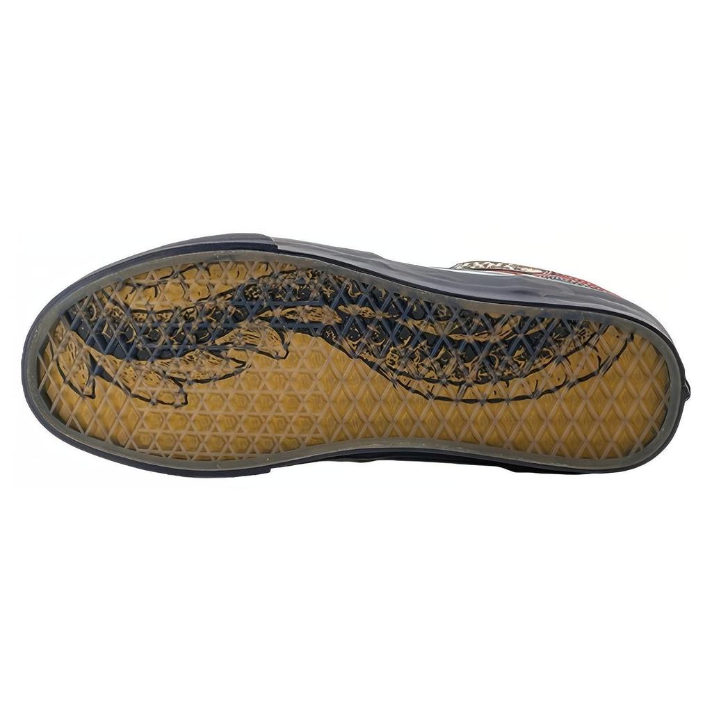 Vans Knu Mid Skool Year of the Dragon Unisex Sneakers Red Dark-Red Brown VN000E56D38