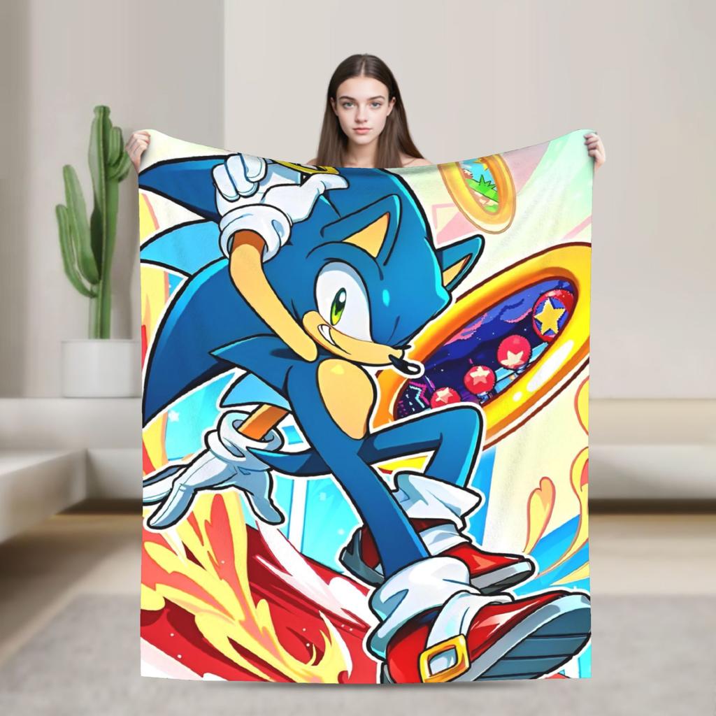 Бронированные Супер Ежик Тень Пледы Фланелевые Потрясающие Дышащие Пледы для Украшения Покрывала