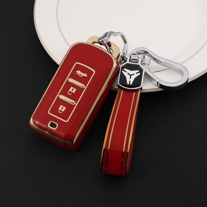 Mitsubishi Car Key Case for Outlander, Eclipse Cross, ASX, Lancer, Pajero Sport