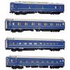 KATO HO Gauge 24 Series 25-Type Sleeper Express Passenger Car Basic 4-Car Set 3-510 Model Train Passenger Car