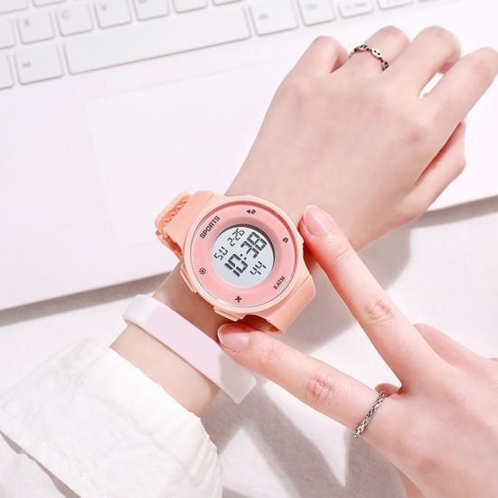 Мужские цифровые часы, водонепроницаемые, противоударные, с силиконовым ремешком, спортивные часы для подростков, студентов, активного отдыха