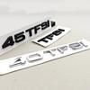 3D ABS Car Letter Logo 35TFSI 40TFSI 45TFSI Rear Trunk Tail Badge Emblem Decal For Audi A4 A5 A6 A8 Q3 Q5 Q7 Sticker Accessories