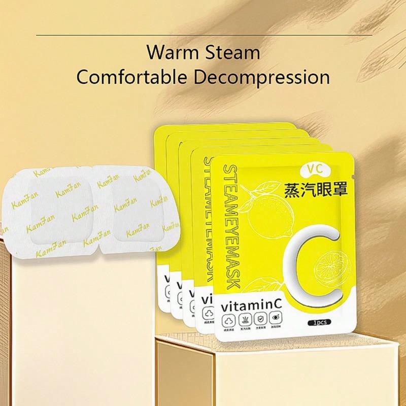 5/10 шт. паровая маска для глаз снимает усталость глаз, быстро погружает в сон, блокирует свет и защищает глаза, горячий компресс постоянной температуры