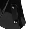 Black Motorcycle Wind Deflector 5-7 Inch Fitment Universal Wind Deflector  Headlight Cover