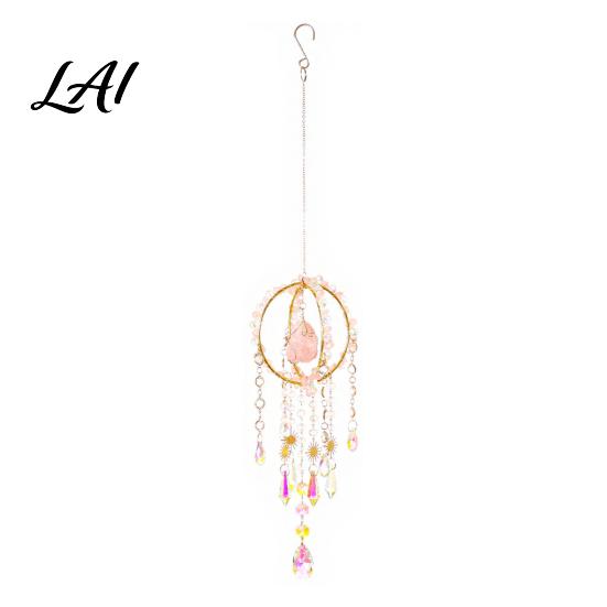 Sophisticated Balcony Decor Crystal Suncatcher Hanging Ball Prism Rainbow Maker Pendant Glittering Window for Garden Patio Backyard Car Home