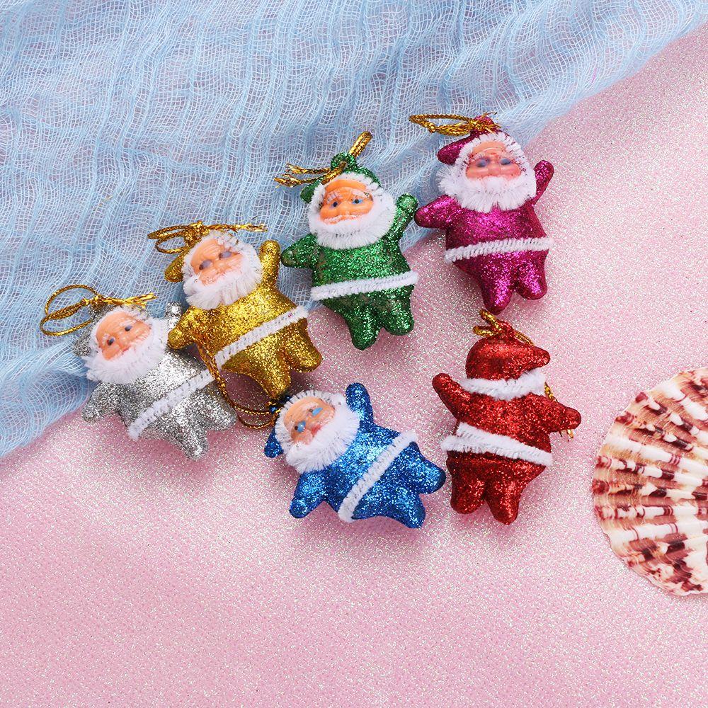 Multi-Color Kids Favors Gifts Party Supplies Santa Claus  Christmas Decoration Xmas Tree Hanging