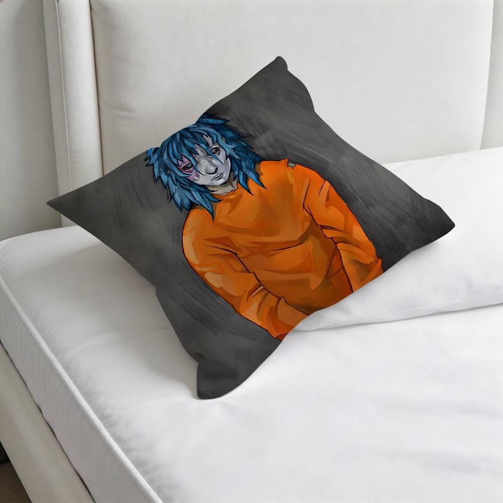 Игровой чехол для квадратной подушки Sally Face Декоративный чехол для диванной подушки на диван, кушетку, кровать, для дома, автомобиля, декора гостиной