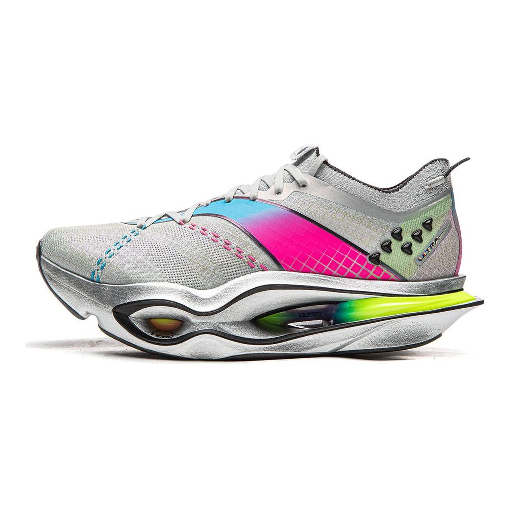 Li Ning Feidian 6 Ультра-амортизация Скользкие Устойчивые к истиранию Низкие Карбоновая пластина Беговые кроссовки Унисекс ARMW005-5