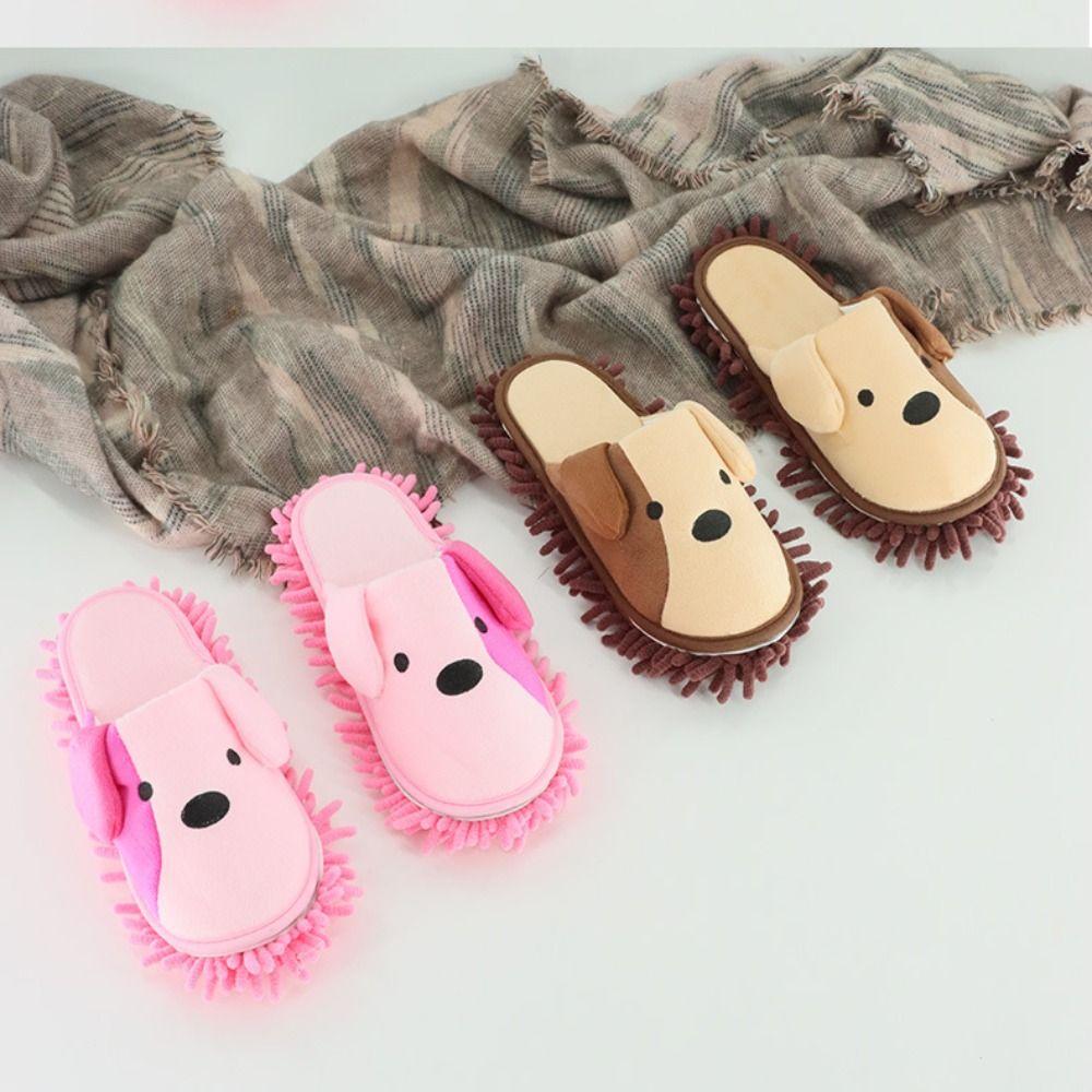 Washable Mop Slippers Reusable Floor Polishing Shoe Slippers Floor Cleaning Slippers Bedroom